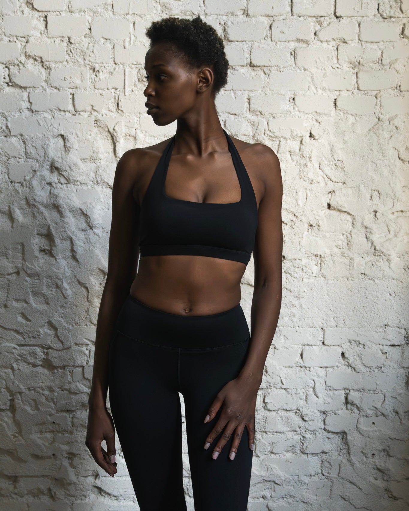 Halter Sculpt Bra | Espresso Martini