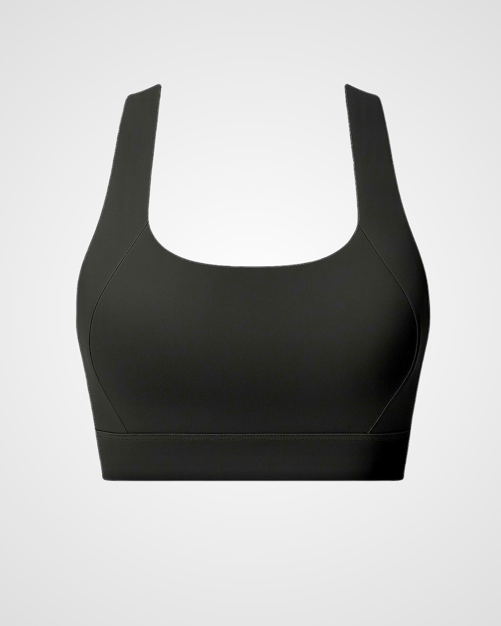 seamless sports bra medium support flat lay espresso martini nuude