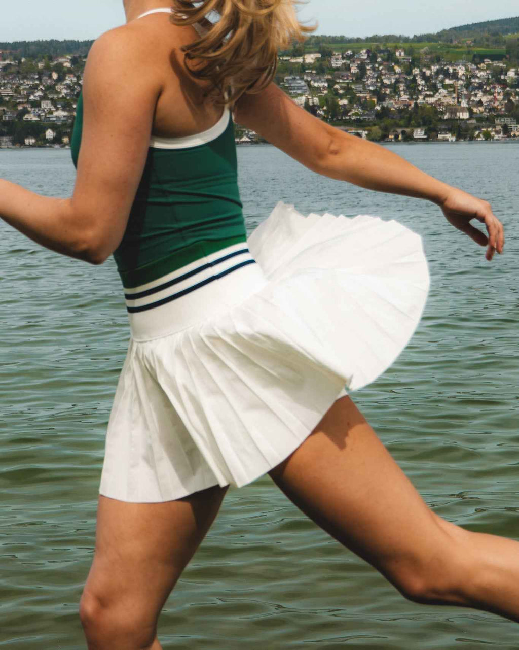 Court Pleated Skirt | White