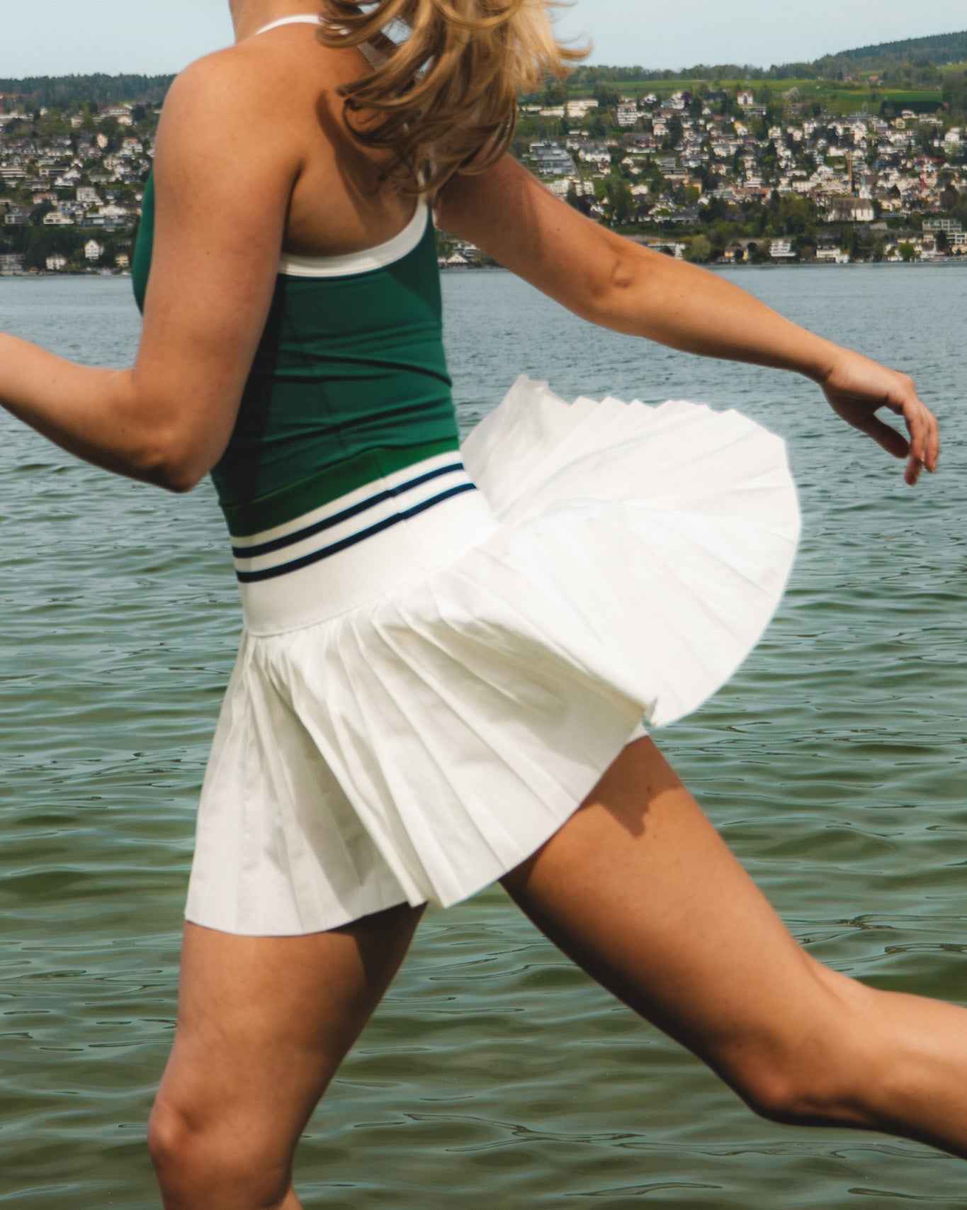 Court Pleated Skirt | White