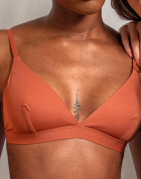 Triangle Bralette | Glam Tan