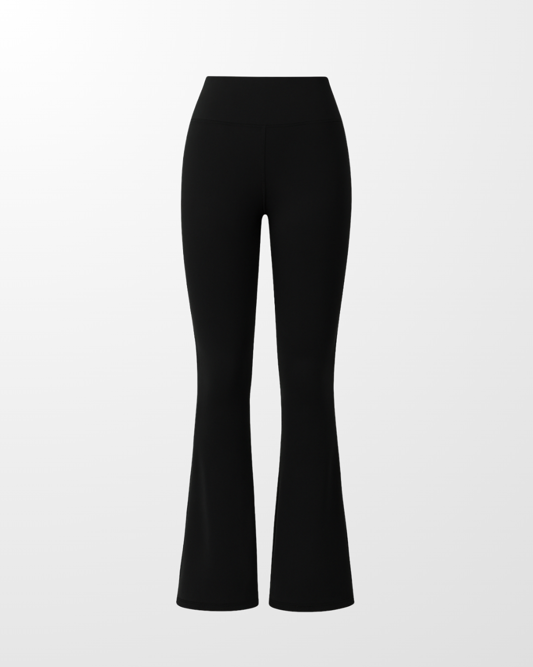 seamless flare leggings flat lay espresso martini nuude