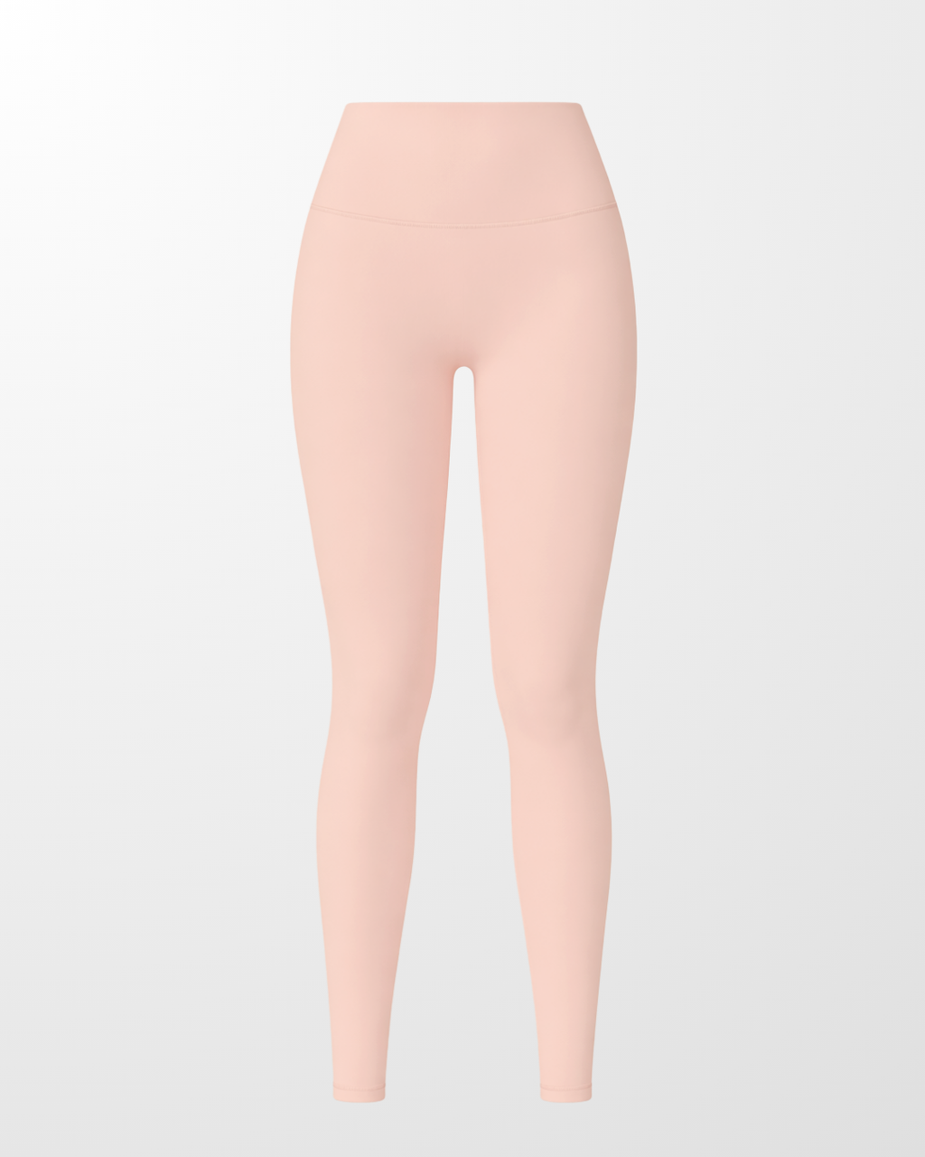 seamless high waisted leggings flat lay blush coconut nuude