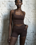 V Shorts | Coffee Bean