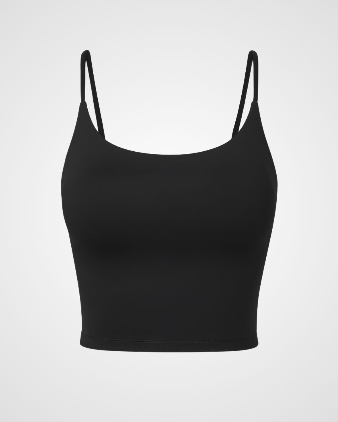 seamless tank top with built in bra ultra soft flat lay espresso martini nuude