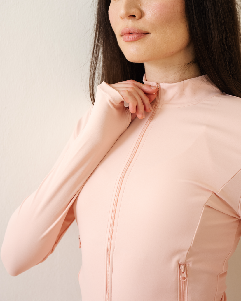 Bare Zip-Up Jacket | Blush Coconut (Protagonist)
