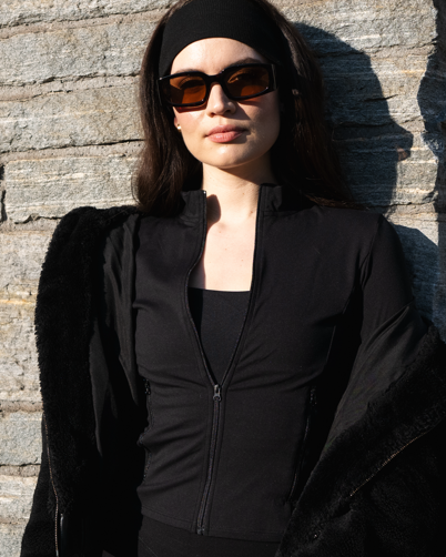 Bare Zip-Up Jacket | Espresso Martini